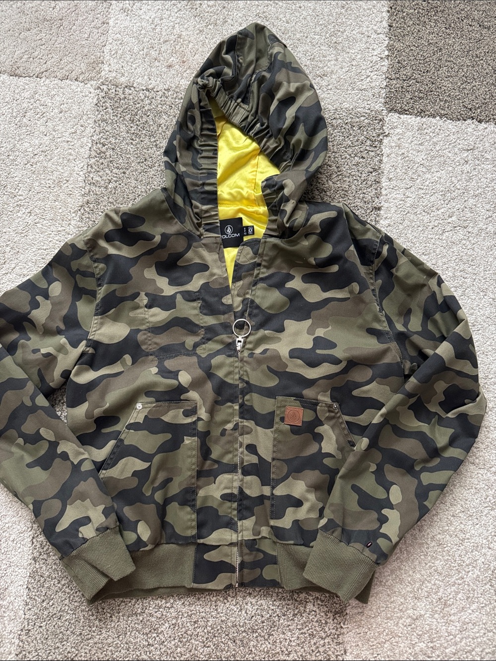 Volcom Hooded Bomber Jacket